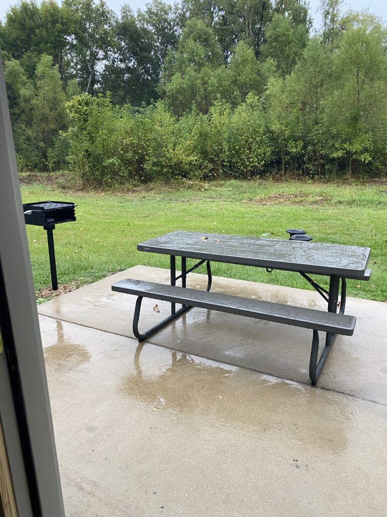 Picnic table & Grill